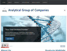 Tablet Screenshot of analytical-online.com